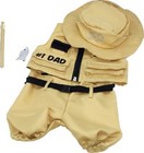 Personalized Fisherman W hat And Pole Teddy Bear Clothes Fit 16  Build A Bear