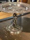 Antique French Silvered Bronze Centerpiece Allegory Decor Napoleon Iii 19th C