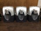 Lot Of 3 Avaya Abt35  Bluetooth Wireless Headset Base Charging Unit