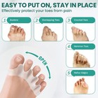 Toe Separator Straightener Spreader Toes Spacer Bunion Corrector For Pain Relief