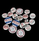 Vintage 1980s Button Pin Lot Anti Drugs Campaign Advertising Collectible Rare