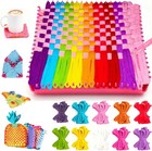 Weaving Loom Kit Toys For Kids And Adults  Potholder Loops Crafts For Girls A   
