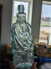    awesome    Ricker Sons Poland Water Figural Moses Mineral Spring Bottle 1870s