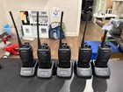  lot Of 5  Kenwood Tk-3300-1 Uhf Fm Transceiver Two-way Radio W  Chargers