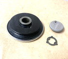 A Vintage Chrome Rim Hand Wheel From A Singer Featherweight 221 Sewing Machine