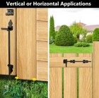 12  Cane Bolt Heavy-duty Gate Drop Rod Gate Ground Latch Gates Doors Stopper Us