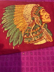 Vintage Middleboro Ma Souvenir Pennant Massachusetts Indian Native American