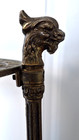 Vintage Ornate Metal 3 Tier Plant Stand Victorian Style 30  Height -read