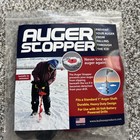 Ice Auger Drill Adapter With 9  Stopper Disc  red    Clamps