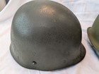 Usgi Us Army Military M1 Steel Pot Helmet Rear Seam Swivel Bale And Liner