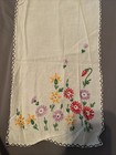 Small Vintage Embroidered Table Runner