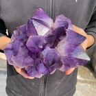 5 8lb Natural Amethyst Geode Quartz Crystal Cathedral Cluster Specimen Healing
