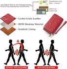 Women Lady Soft Leather Wallet Long Clutch Card Holder Purse Pocket Handbag Gift