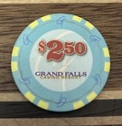 Grand Falls Casino Resort  2 50 Gaming Casino Poker Chip - Larchwood  Iowa