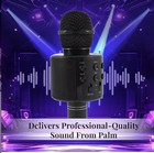Wireless Karaoke Microphone hifi Speaker - Pink Handheld Ktv Ws-858 