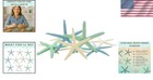 Coastal Charm  10 Natural Starfish For Wedding   Craft Decor - Assorted Colors 