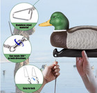 Texas Duck Decoy Rigs     Tangle-free Weights W  Gold Padded Carabiner