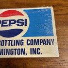 Vintage 1970s Pepsi Cola Bottling Co  Bloomington In Advertising Sign Truck Deca