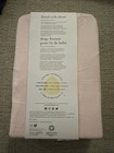 Burt s Bees Baby Fitted Crib Sheet Jersey - 100  Organic Cotton Super Soft- Pink