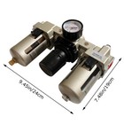 1 2  Air Compressor Filter Regulator Control Moisture Trap Oil Water Lubricator