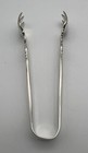 Gorgeous Vintage Sterling Silver Sugar Tongs -floral Design