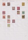 Gb Stamps On 2 Pages - Qv Jubilee