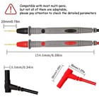 Ultra-sharp Gold-plated Probe Silicone Test Lead 40 5 Inch 103cm