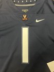 New With Tags Virginia Cavaliers Youth Navy Football Jersey Uva Sizes 4-yxl