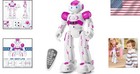 Creative Rc Robot With Gesture Control And Programming - Ideal Kids Gift  rose 