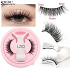 Reusable Magnetic Eyelashes With Applicator No Glue Needed Natural Lashes Kit Us