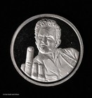 Johnny Cash F  k Walking The Line 1 10 Oz Deminted Silver Medal
