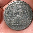1814 Canada Provinces Half Penny Trade Token - Vg  very Good  Condition