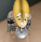 Vintage Heddon Dowagiac Meadow Mouse Fishing Lure  Leather Ears And Tail  