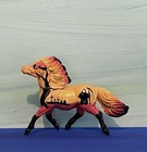Custom Breyer Stablemate Shetland Pony Halloween Horse Hand Painted Ooak