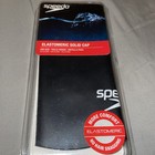 New Speedo Solid Silicone Swim Cap Black One Size Adult Swimming