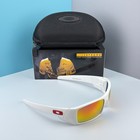 Oakley Gascan Oo9014 White Frame Prizm Ruby Sunglasses New W  Box