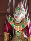 Vintage Burmese String Puppet   Marionette  Yoke Th   -28 Inch