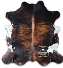 Cowhide Rug Exotic Brindle High Quality Hair On Hide Size  X-jumbo xxl br172