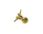 Antique 19thc Alexandrite  14kt Gold Pendant  Siberian 100  Natural Color-change