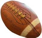Vintage Collegiate F9 Football Genuine Leather 50s-60s Cowhide Stays Inflated