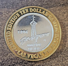1996 Stratosphere Las Vegas Nv  Casino  10 Gaming Token  999 Fine Silver Strike 
