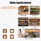 Simple Commercial Milk Tea Shop Coffee House Wall-mounted Small Round Table