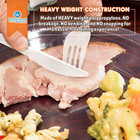 Bulk Heavy Weight Cutlery Individually Wrapped White Plastic Cutlery