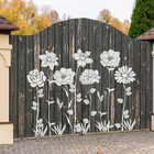 Large Flower Stencils For Painting - 10 Pcs Reusable Templates For Wall Wood    