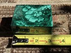 Stunning Vintage Malachite Gemstone Trinket Jewelry Box 3 X 2 5 X 1 5 Inches