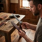Handmade Damascus Steel Dagger Knife Fixed Blade Wood Handle Hunting With Sheath