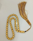 Genuine Amber Tasbih Handmade Islamic Prayer Beads Authentic Misbaha Rosary Gift