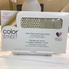 Color Street Nail Polish Strips Polka Dot-com Overlay  transparent Base 