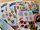 Vintage Sticker Lot Sandylion  Lisa Frank  Grossman  Toots  Hambly  Garfield 