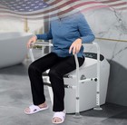 Toilet Frame Grab Bars Safety Rail Seat Handicap Assist For Senior Arm Rest New